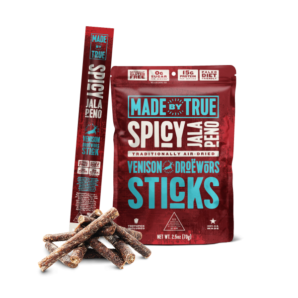 Made by True Jalepeno Venison Droëwors Online