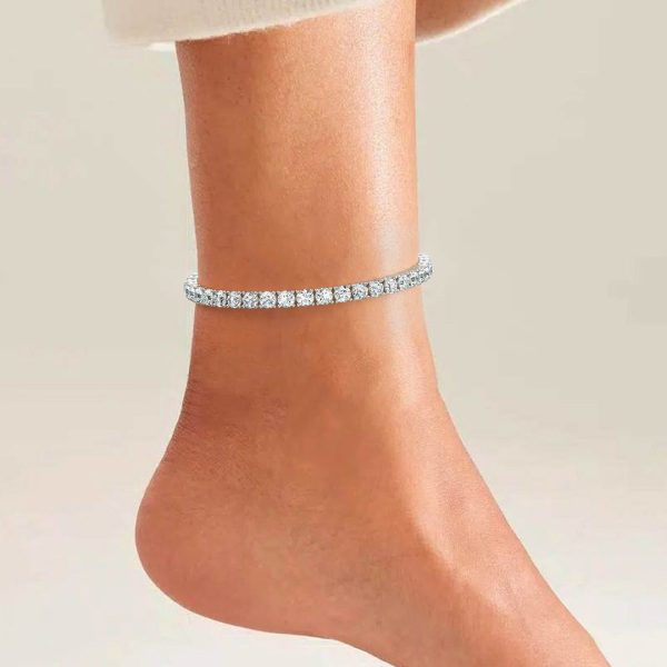 Sparkling Tennis Anklet Cheap - Image 3