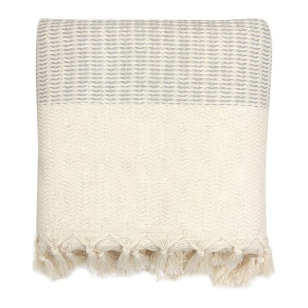 Hand Made Plush Wavy Turkish Throw on Sale - Image 3