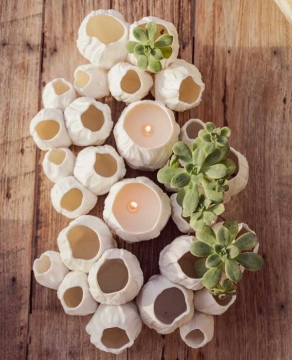 Madame Luna Barnacle Candle Votive For Sale