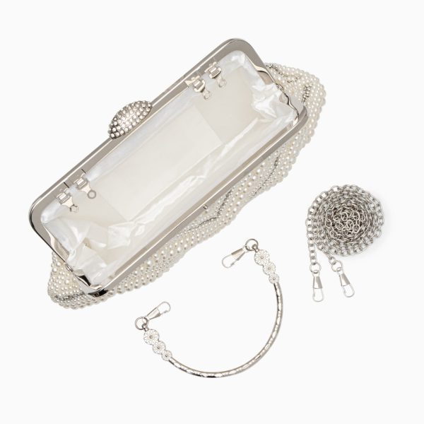 Pristine Pearl Clutch Bag Fashion - Image 5