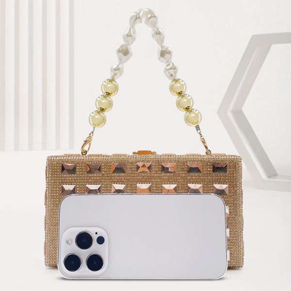 Beverly Rhinestones Clutch Bag Discount - Image 3