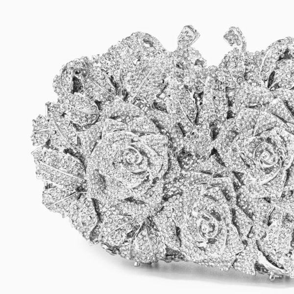 (CS) Cecilia Rose Clutch Bag - Silver Online Sale - Image 2