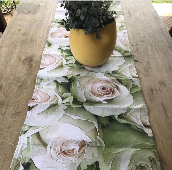 Vintage Rose Table Runner Online Sale - Image 2