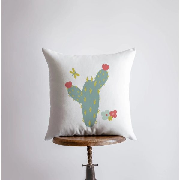 Green Cactus Pillow | Pillow Cover on Sale