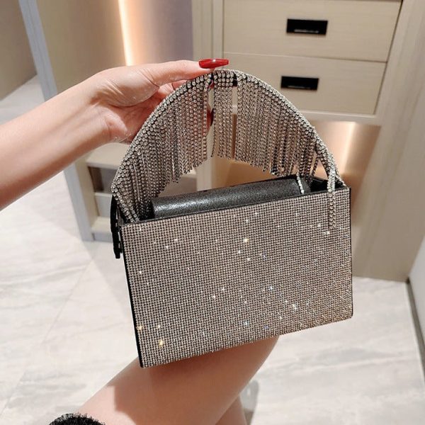 Natalie Sparkling Tassel Handbag Cheap - Image 5