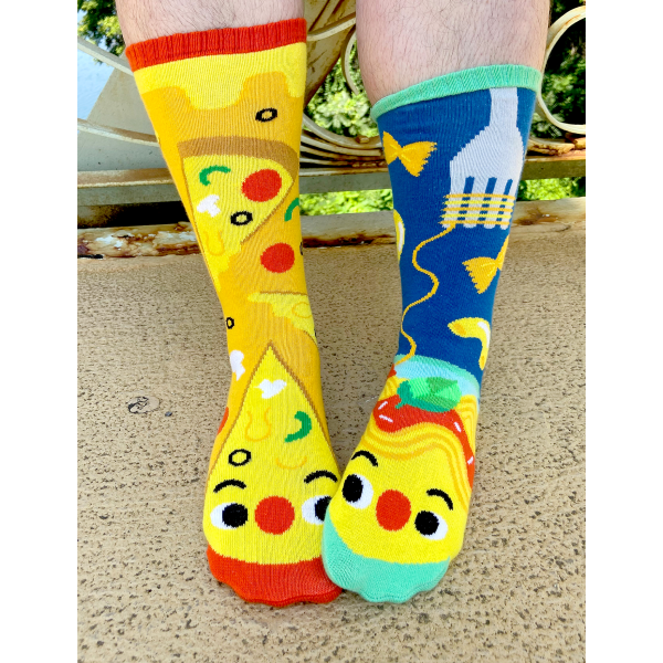 ADULT PIZZA & PASTA SOCKS Cheap - Image 3