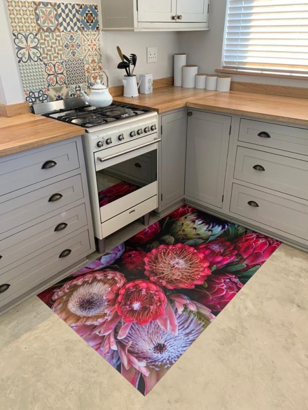 Anna s Protea Bunch Vinyl Rug For Cheap