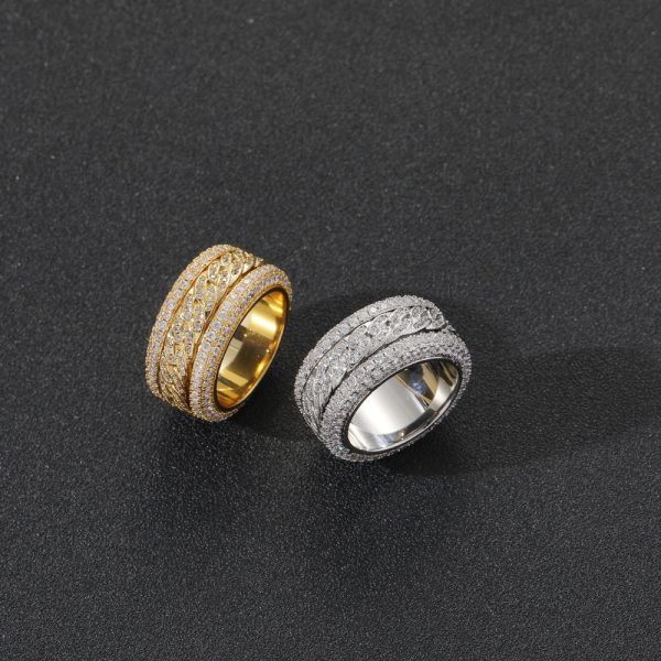 Lavish Spinning Anxiety Ring Hot on Sale - Image 5