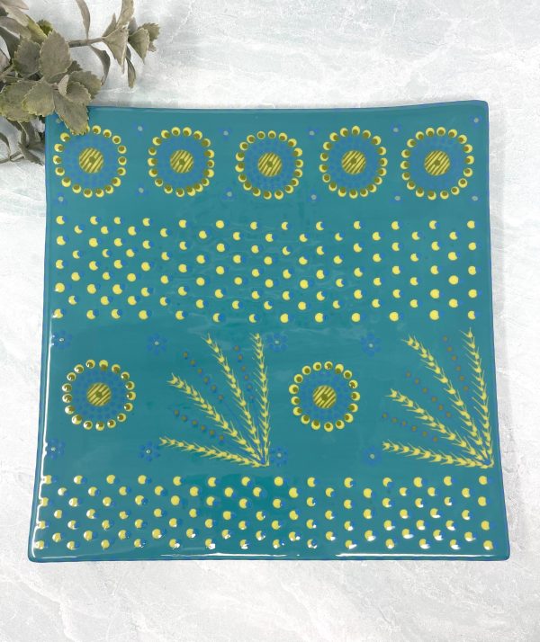 Potters Square Platter For Sale - Image 3