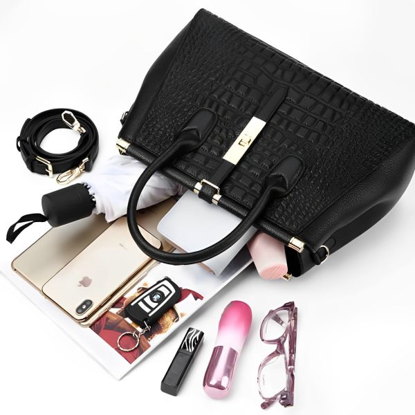 Miriam Genuine Leather Medium Tote Bag Hot on Sale - Image 4