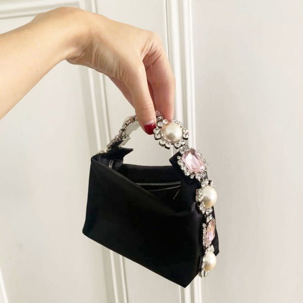 Lesly Diamond Pearl Handbag Fashion - Image 3