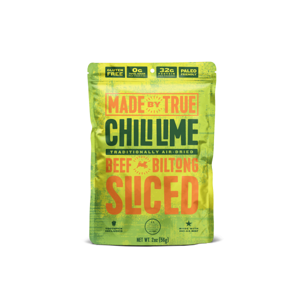 Made by True Chili Lime Sliced Biltong Online now
