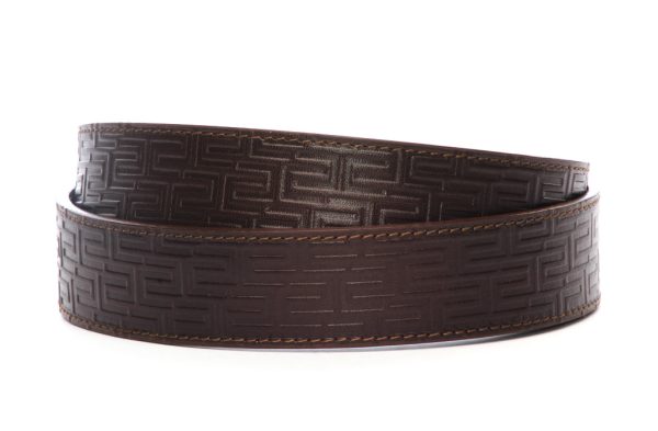 1.5  Chocolate Vegetable Tanned Leather - Signature Strap Supply