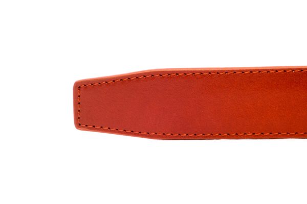 1.25  Saddle Tan Vegetable Tanned Leather Strap For Discount - Image 3