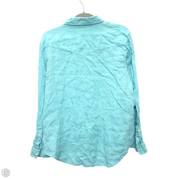 Top Long Sleeve By Sundance In Blue, Size: M on Sale - Image 2