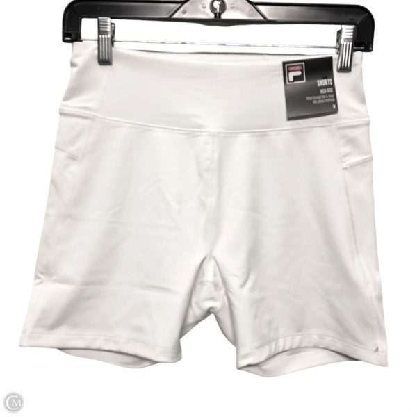 Athletic Shorts By Fila In White, Size: M For Sale