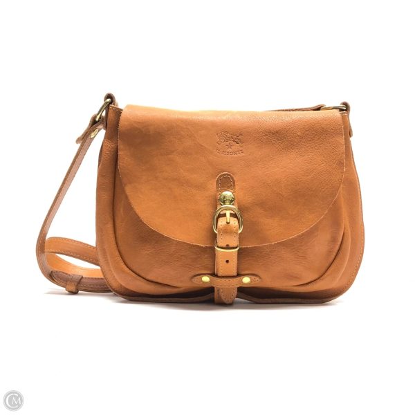 Crossbody Leather By Il Bisonte, Size: Medium Cheap