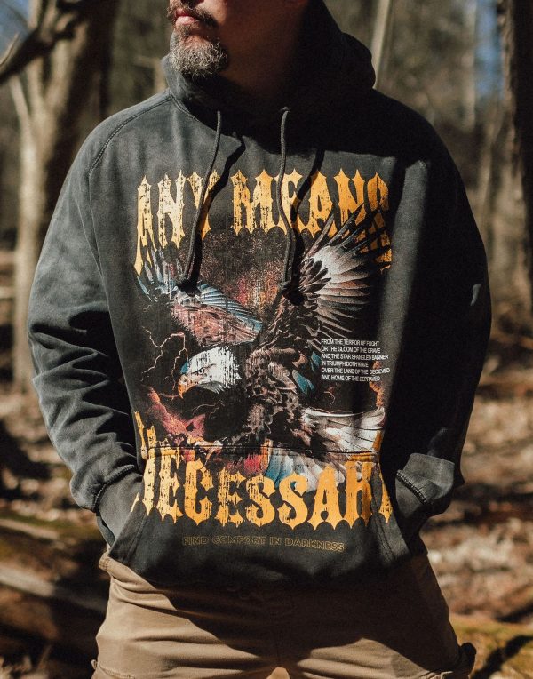 Depraved Pullover Hoodie Vintage Black Online
